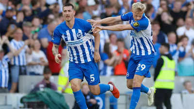 EPL: Dunk delivers as Brighton fight back to draw with Liverpool
