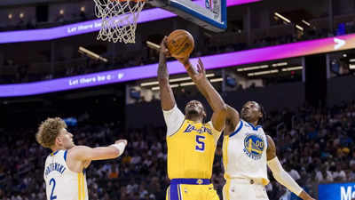 Los Angeles Lakers' Cam Reddish injured early in debut against Golden State Warriors