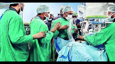 In a first, BHU doctors perform endoscopic surgery on 1-year-old
