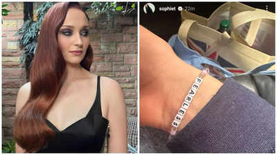 Sophie Turner dons Taylor Swift bracelet in first post since Joe Jonas split