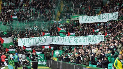 Scottish club Celtic release statement condemning 'Free Palestine' banner inside stadium