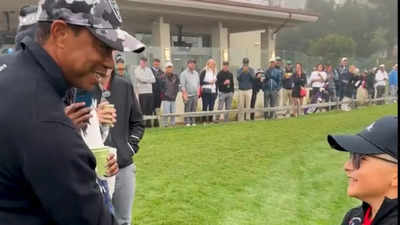 Watch: 11-year-old golfer hits a dream ace in front of Tiger Woods