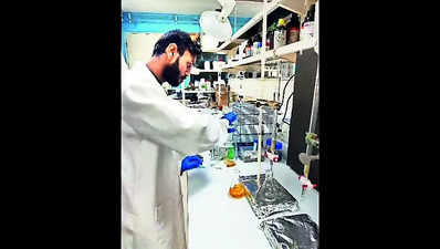 IISER develops sponge-like material to capture iodine for lithium batteries