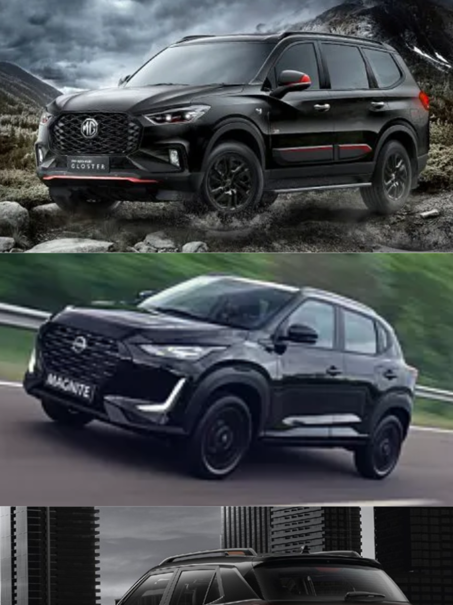 10 Black Edition SUVs in India: Nissan Magnite Kuro to Tata Harrier ...