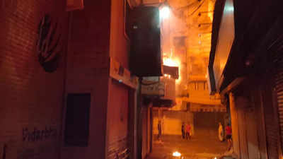 Major fire breaks out at paint godown in Nagpur's Itwari, no casualties reported