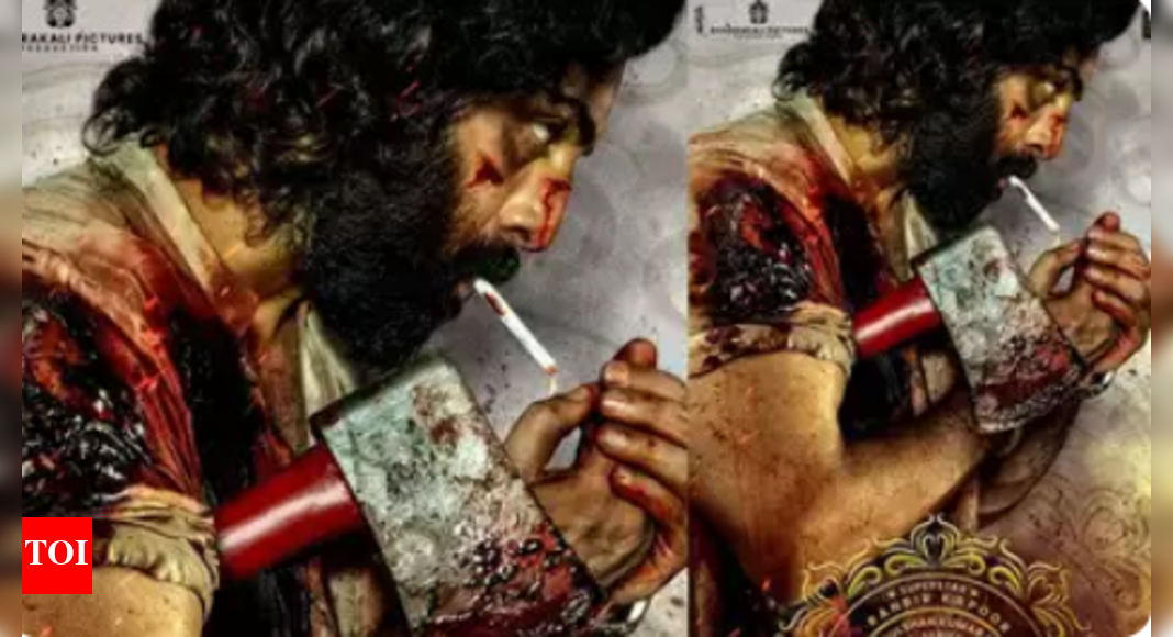 Ranbir-Rashmika lock lips in Animal poster