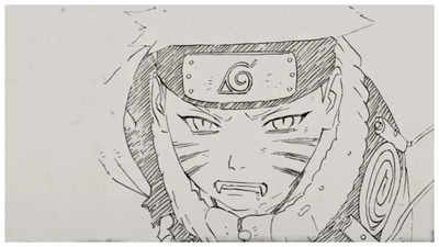 Sketch of Uzumaki Naruto. : r/Naruto