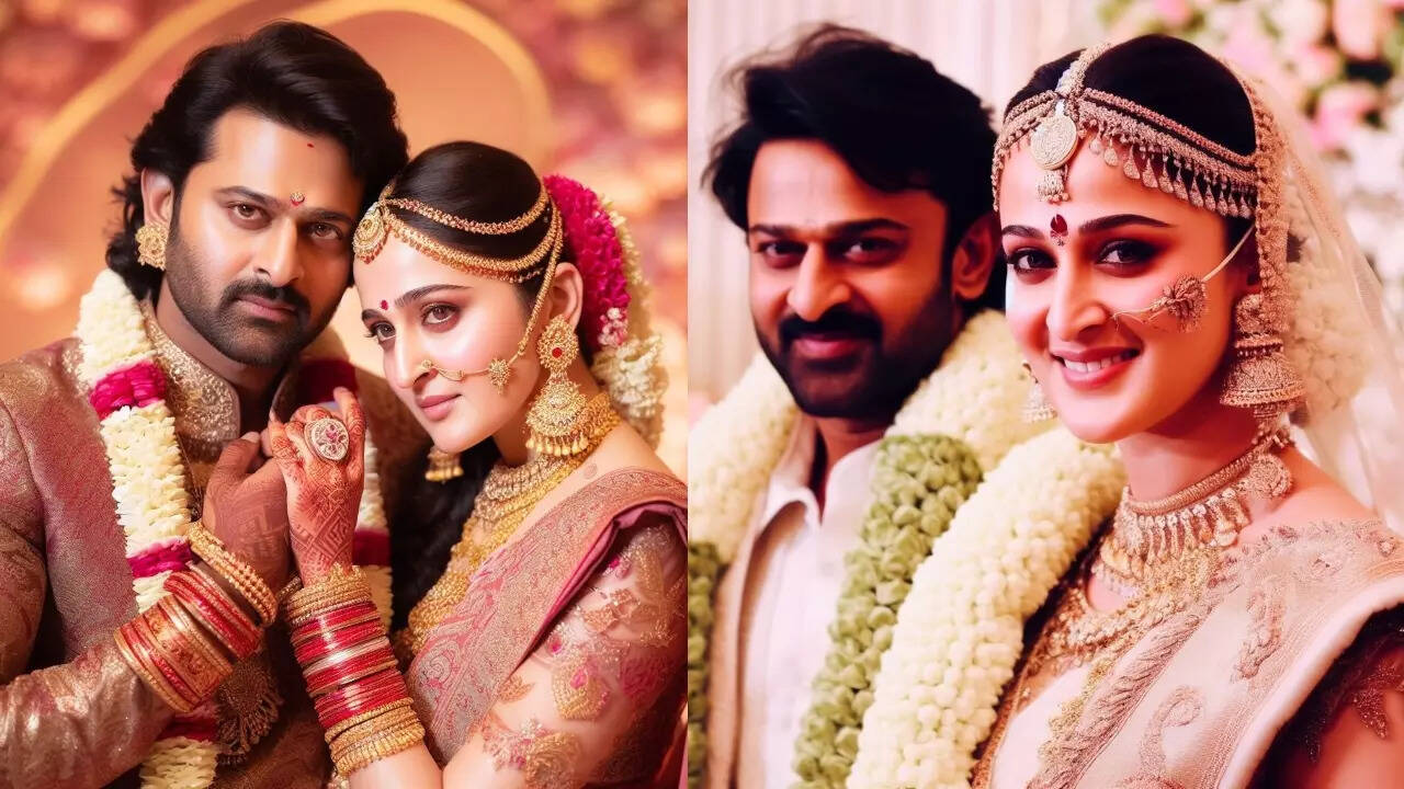 Fans celebrate Prabhas and Anushka Shetty's 'AI' wedding photos | Telugu  Movie News - Times of India