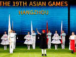 Asian Games 2023 closing ceremony: PR Sreejesh leads India as flag-bearer after nation's record-medal haul in Hangzhou, see pictures