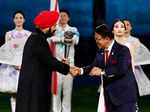 Asian Games 2023 closing ceremony: PR Sreejesh leads India as flag-bearer after nation's record-medal haul in Hangzhou, see pictures
