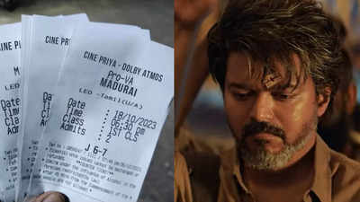 Fake tickets sold for Vijay's 'Leo' in Madurai; will there be another mishap in Tamil Nadu?