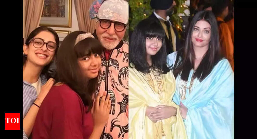 Video: Aishwarya-Navya bond at Amitabh's bash