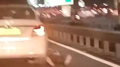 Delhi Car Accident News: Video shows body of man being dragged by ...