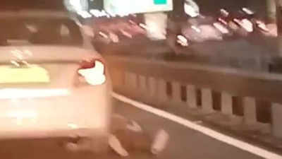 Delhi Car Accident News: Video shows body of man being dragged by car in  Delhi