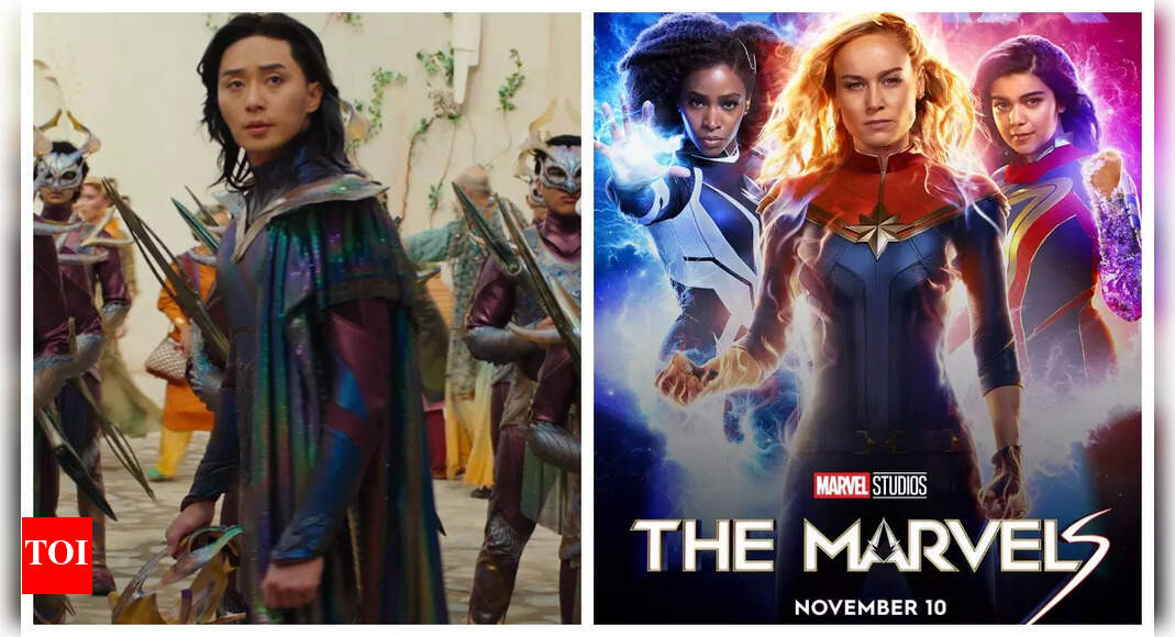 Park & Brie get romantic in The Marvels promo