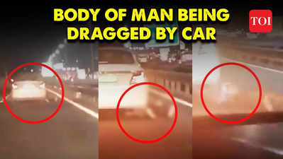 Shocking: Viral video shows car dragging body of a man in Delhi, body found near NH8