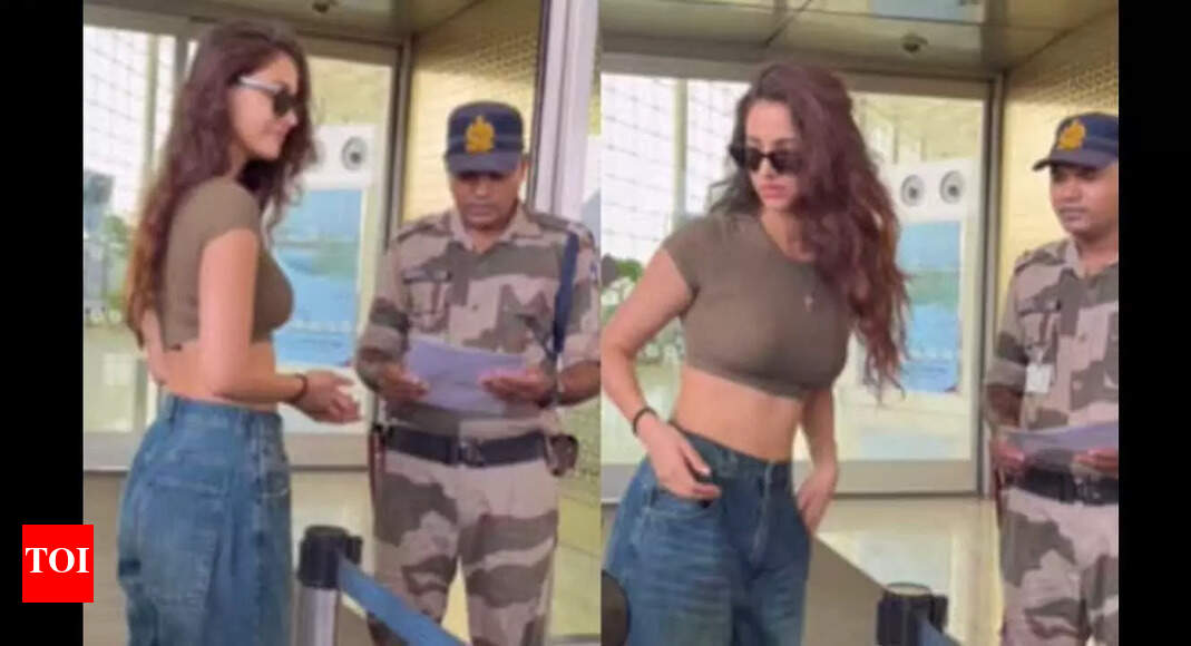 Disha Patani STOPPED by airport security