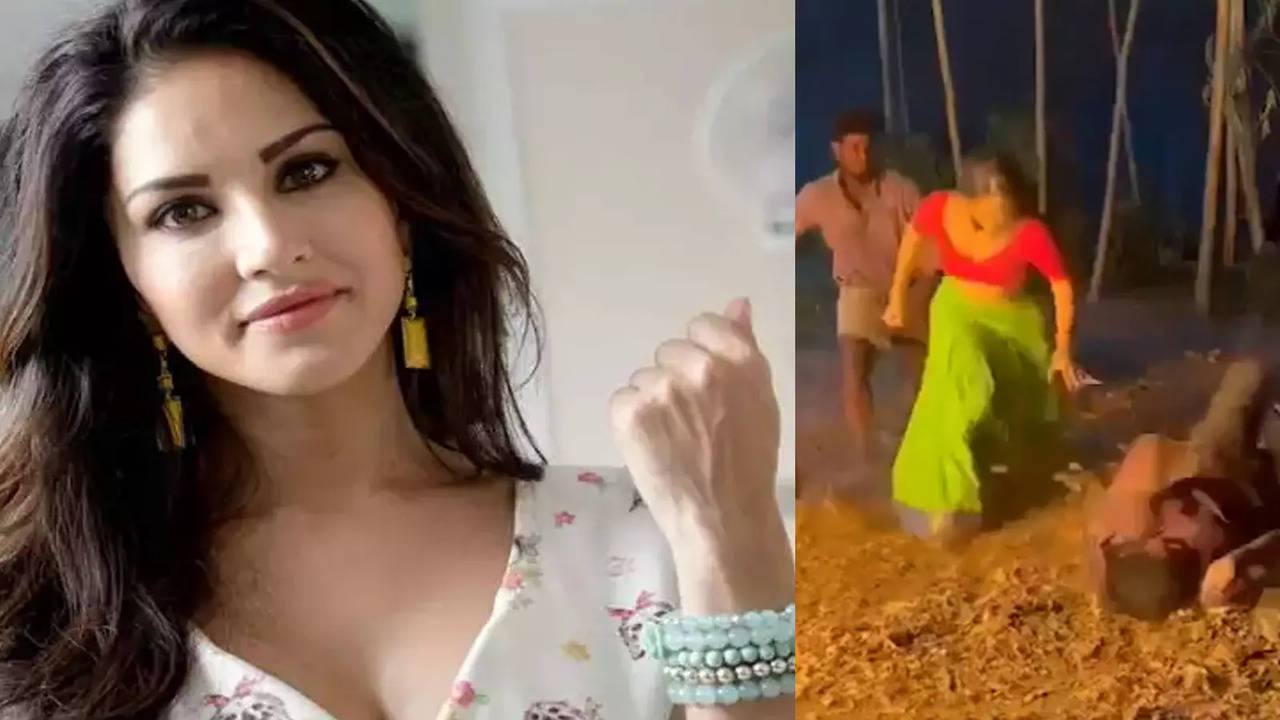 Sunny Leone Xxx Hindi Movie Video - Sunny Leone gets into action mode, video goes viral on cyberspace | Etimes  - Times of India Videos