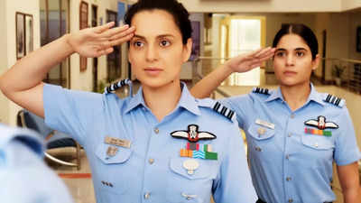 Kangana Ranaut goes for India vs Afghanistan cricket pre-match in IAF uniform ahead of 'Tejas' release