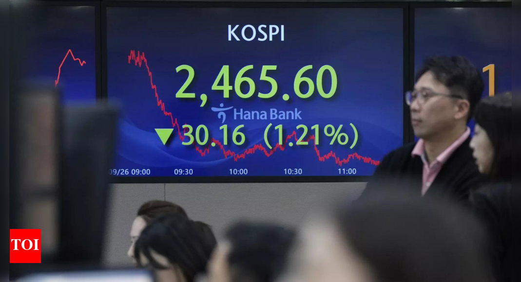 South Korea household debt growth slows in September – Times of India