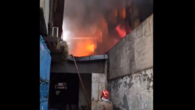Massive fire in Udyog Nagar factory brought under control, no casualties reported