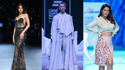 ​Alaya F, Hina Khan and Jim Sarbh set the ramp on fire at Lakme Fashion Week