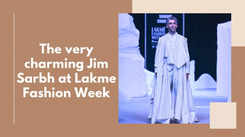 The very charming Jim Sarbh at Lakme Fashion Week