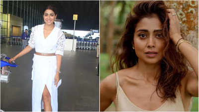 Shriya Saran elevates her airport look in this white dress; check out this comfy travel outfit