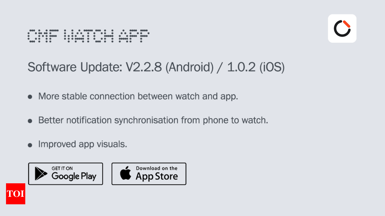 Watch Pro: CMF by Nothing rolls out first updates for Watch Pro and Buds Pro  - Times of India