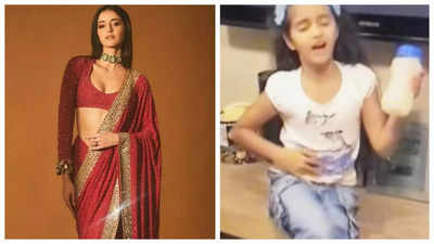 Ananya Panday's UNSEEN childhood video of 'smellful perfume' ad leaves the Internet in splits - Watch