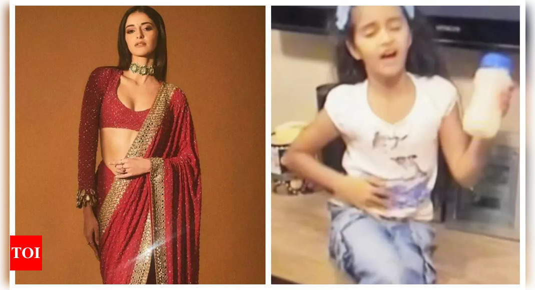 Ananya Panday’s UNSEEN childhood video of ‘smellful perfume’ ad leaves the Internet in splits – Watch | Hindi Movie News