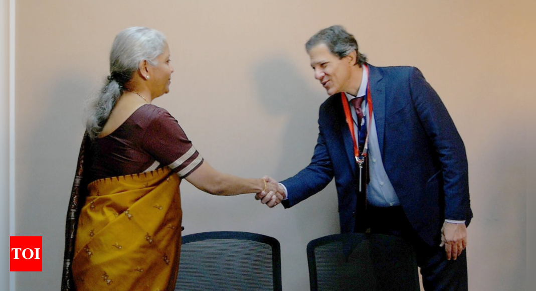 FM Nirmala Sitharaman meets Brazil's minister of economy, discuss issues of mutual interest