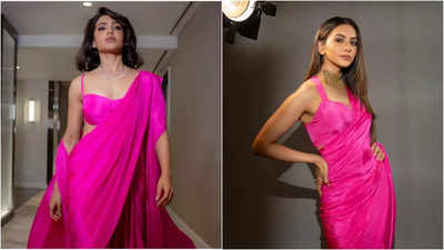 Check out this unnoticed similarity between Rakul Preet and Samantha Ruth Prabhu in their pink saree pictures