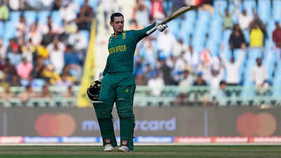 ODI World Cup: De Kock shines as South Africa make 311-7 against Australia