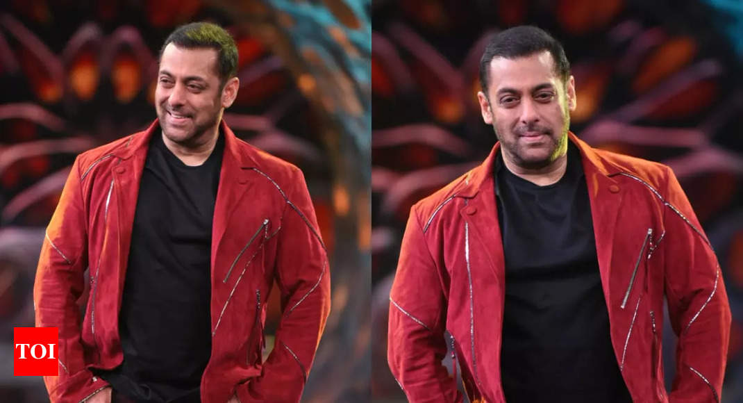 Bigg Boss 14 sneak peek: Salman Khan shoots for the promo in a stylish  designer jacket - Times of India