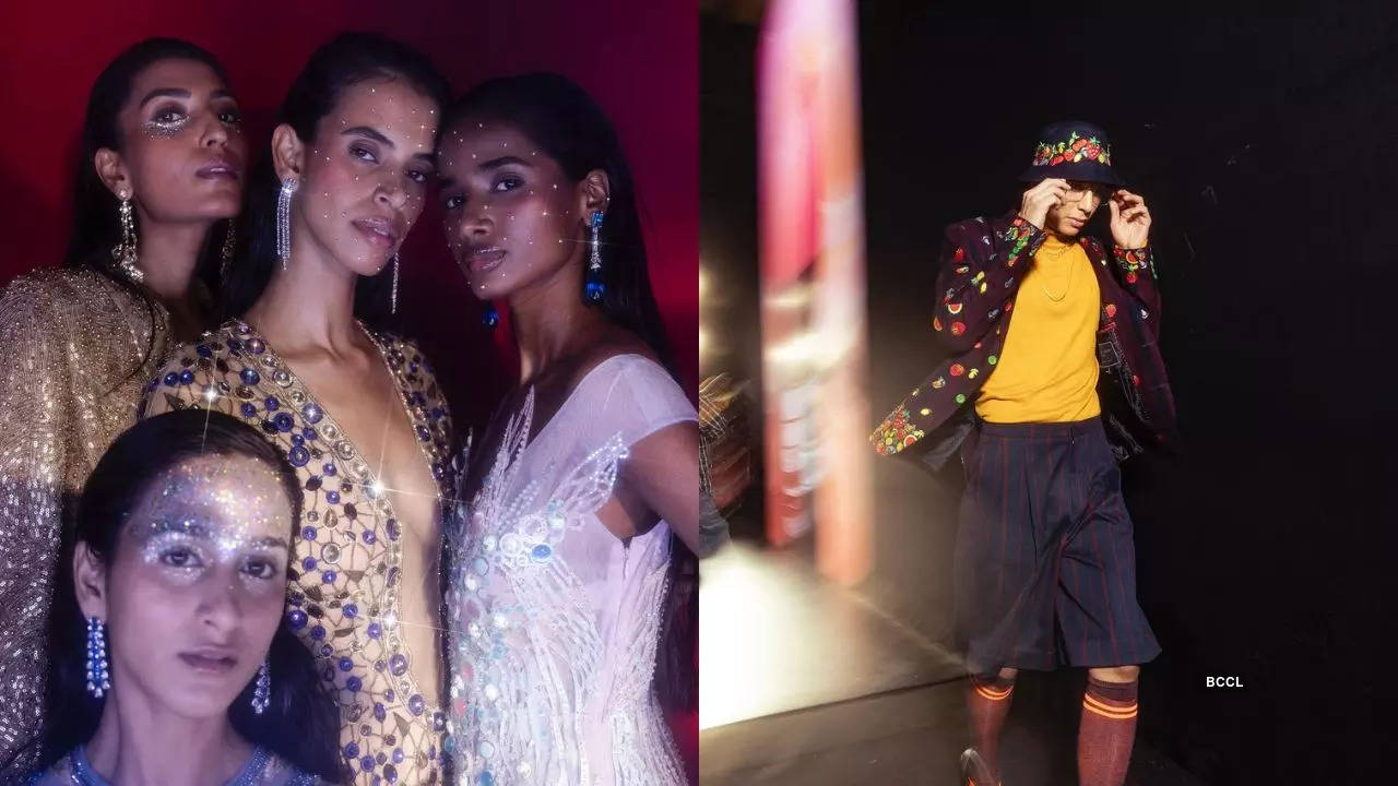 Lakme Fashion Week Day 1: Glittery panache and retro vibes from 