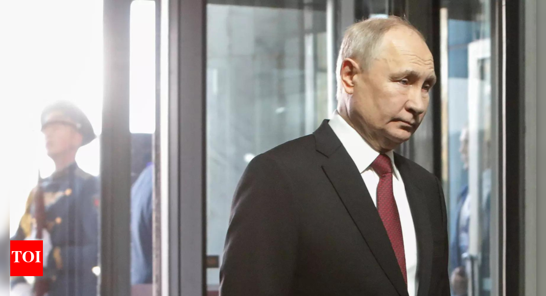 Russian President Putin arrives in Kyrgyzstan on rare trip abroad