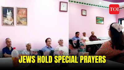 Jews in Thane hold special prayer for war-hit Israel | Thane News