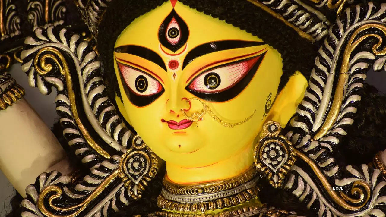 Goddess Durga face photogarphy Zip Pouch by Kartick Dutta - Fine Art America