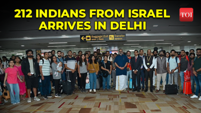 Operation Ajay: 212 Indians stranded in Israel arrive at New Delhi airport