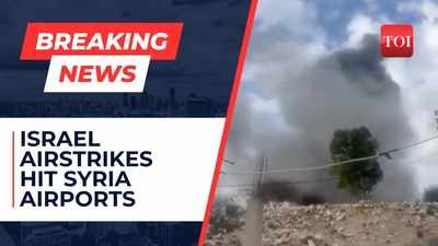 Syria state media says Israel airstrikes damaged two international airports
