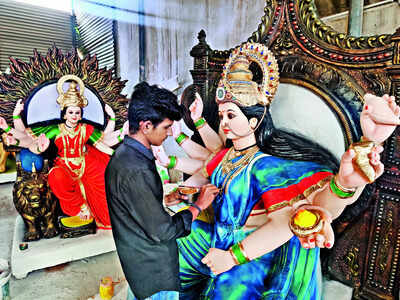 Idols: Kolhapur Sees High Demand For Goddess Durga Idols This Year