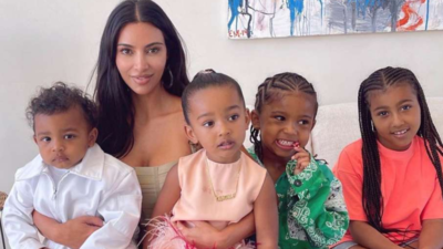 Kim Kardashian jokes that her kids 'run' the house when she travels, says "My kids couldn't care less that I'm gone"