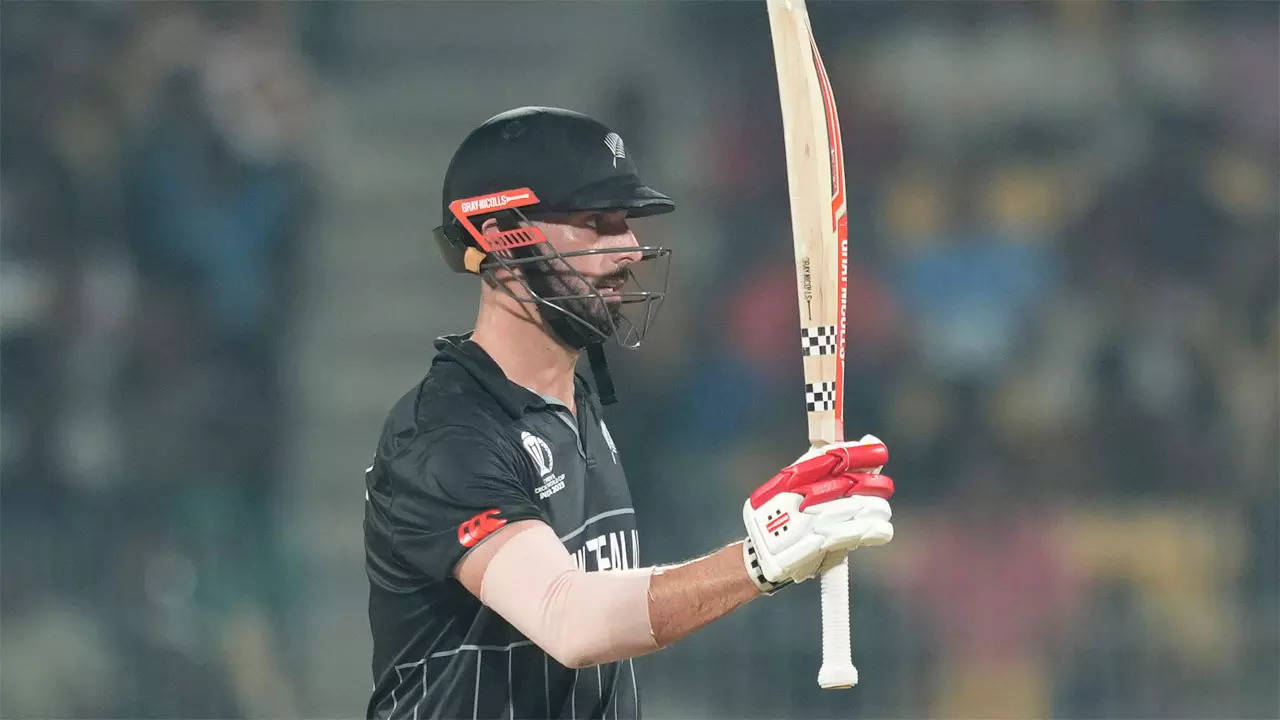 NZ vs BAN Highlights, World Cup 2023: Mitchell, Williamson guide New Zealand  to third straight win - The Times of India