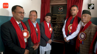 Indian embassy in Kathmandu presents new school building as part of Nepal-India development cooperation