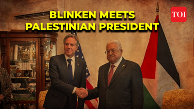 US Secretary of State Antony Blinken meets Palestine President in Amman, Jordan: Israel-Hamas War