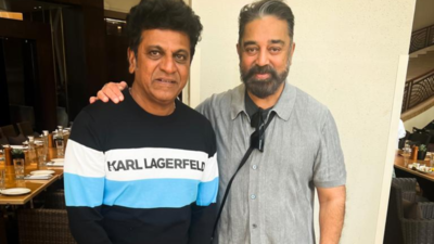 Actor Kamal Haasan meets Kannada superstar Shiva Rajkumar!