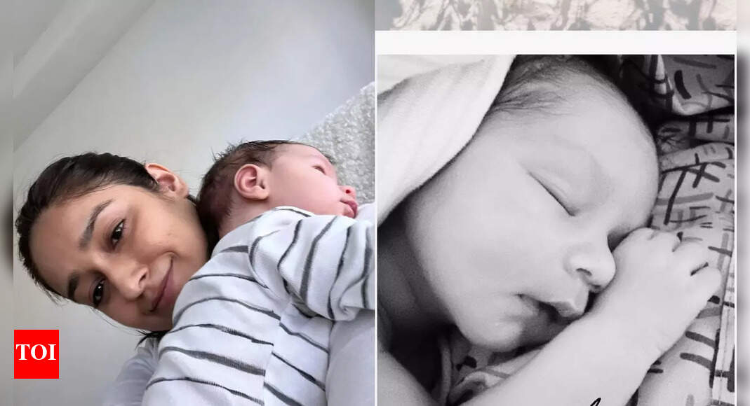 Ileana's 'first day out' with baby Koa - Pic