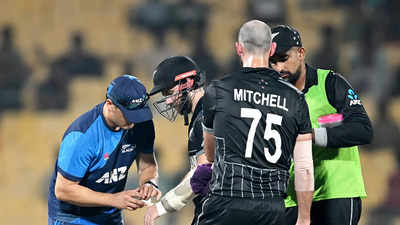 World Cup: Injured thumb forces Kane Williamson to retire hurt in New Zealand win over Bangladesh