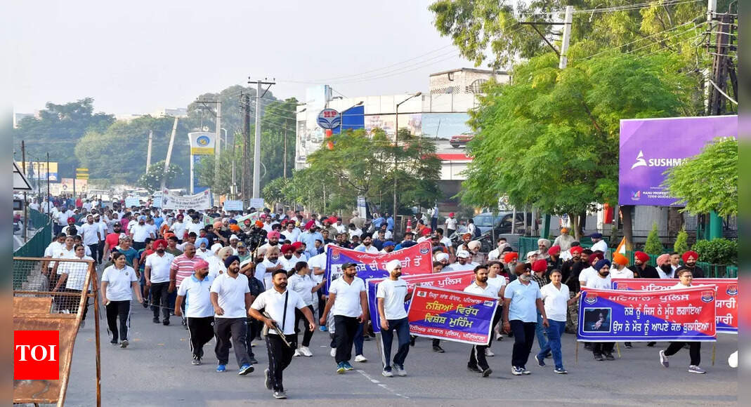 Patiala administration organizes 'Drug-Free Punjab' Rally | Amritsar ...